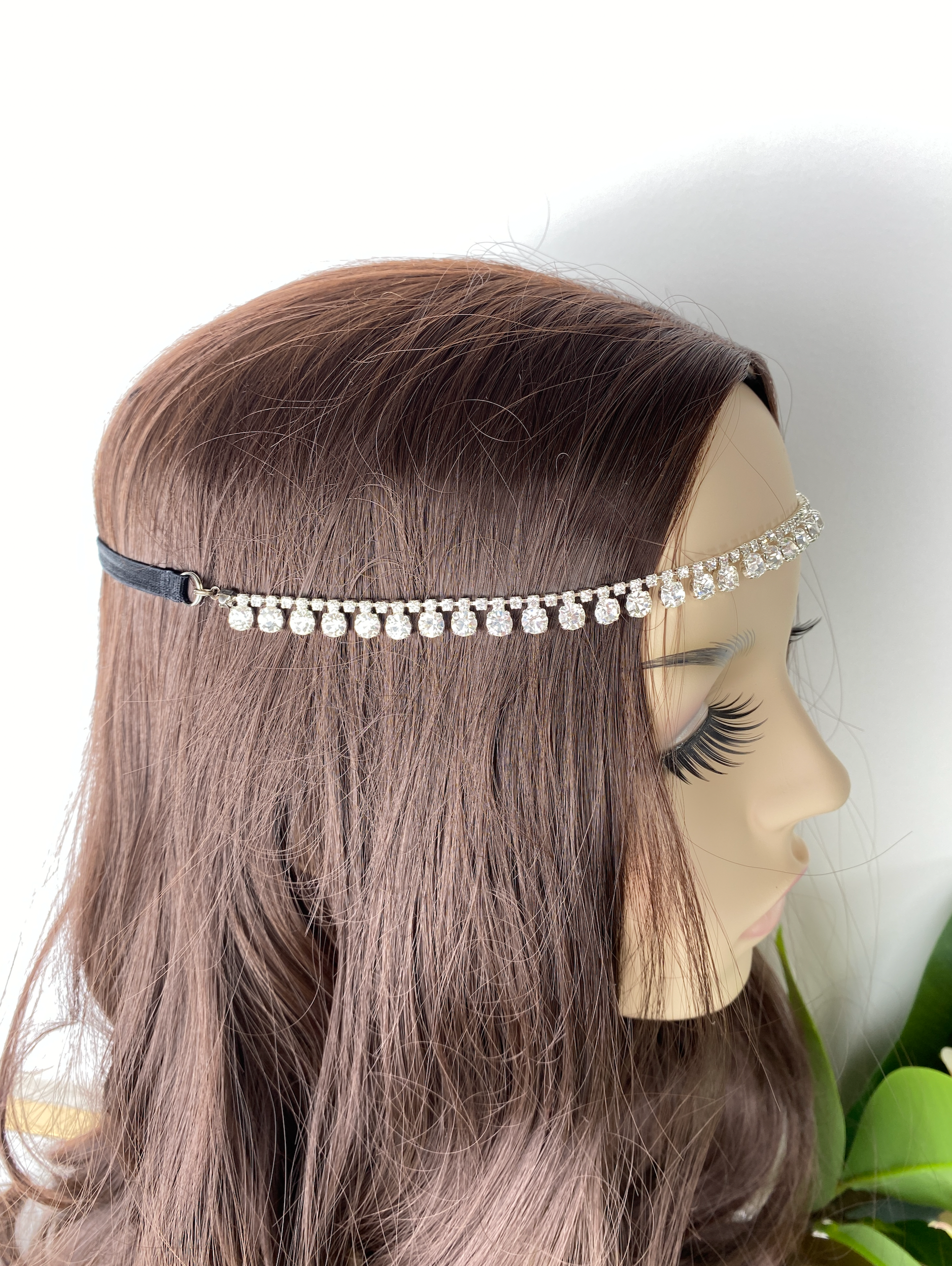 "Jodie" Diamond Headpiece - kaftanbling