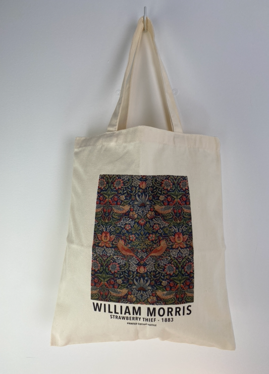 William Morris Strawberry Thief Tote Bag - kaftanbling